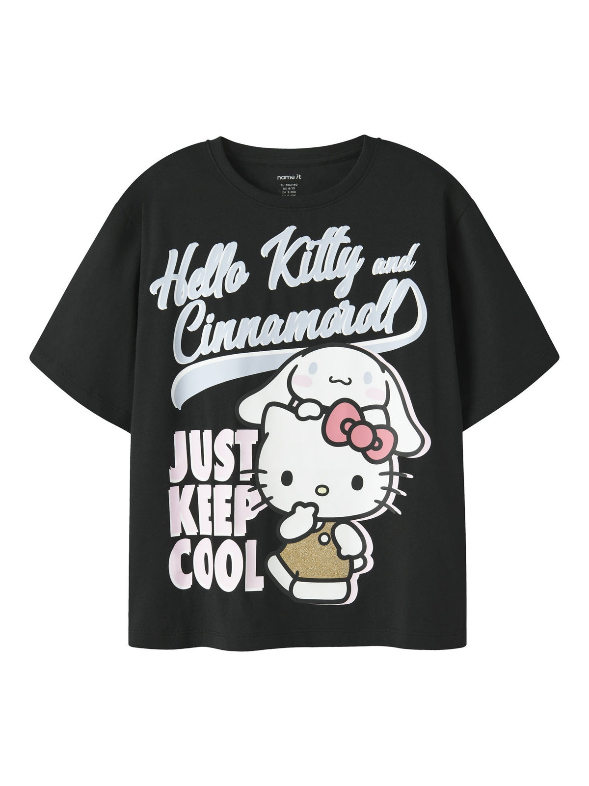 Name it jynel hellok t-shirt da bambino/a nero
