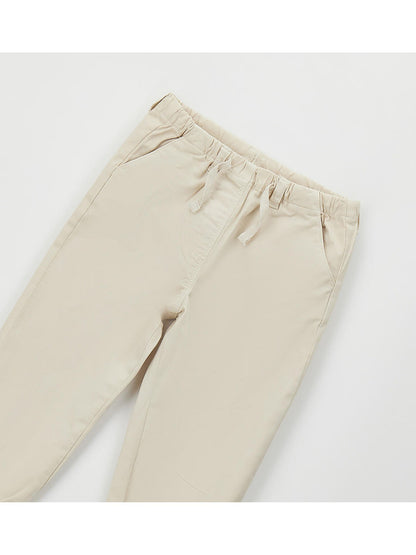 Ido pantalone pantaloni da bambino/a beige