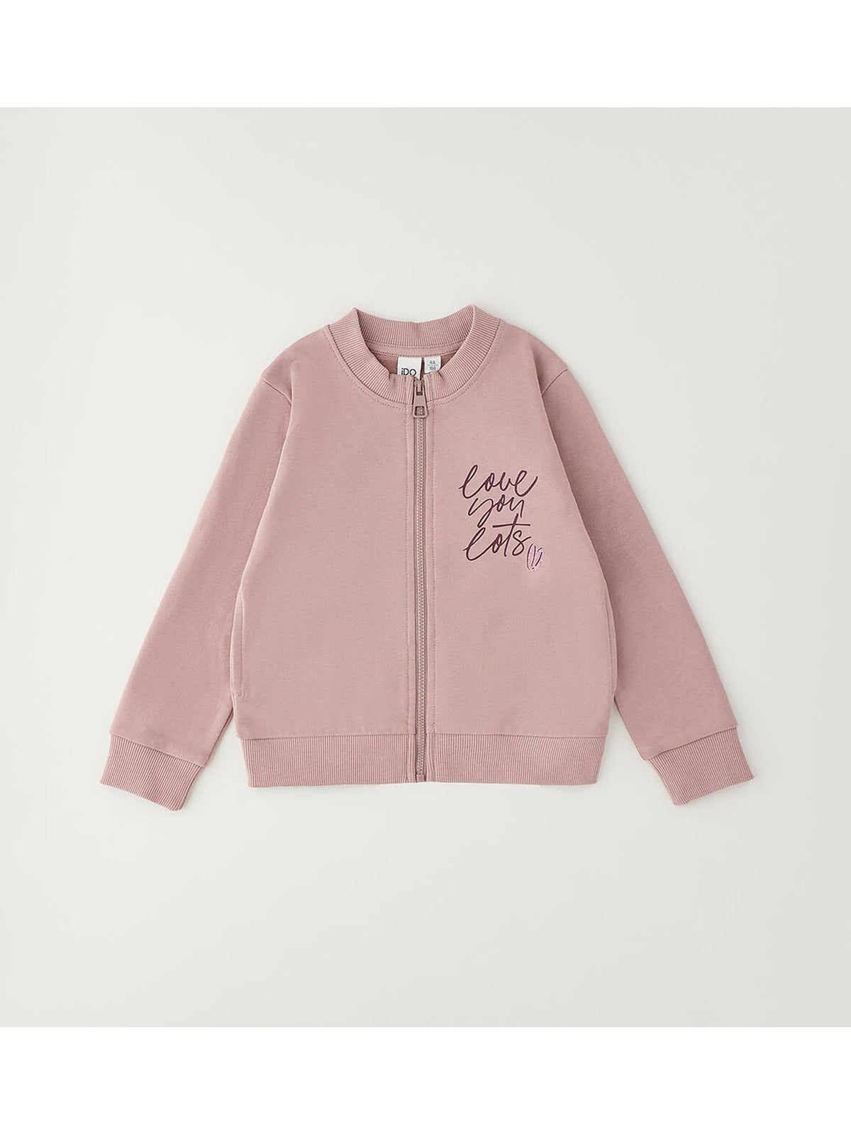 Ido bts felpa zip ft da bambino/a rosa