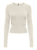 only-andrea-o-neck-maglia-da-donna-panna