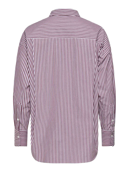 Only virana camicia da donna bordeaux