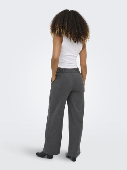 Only deluxe pantalone da donna grigio