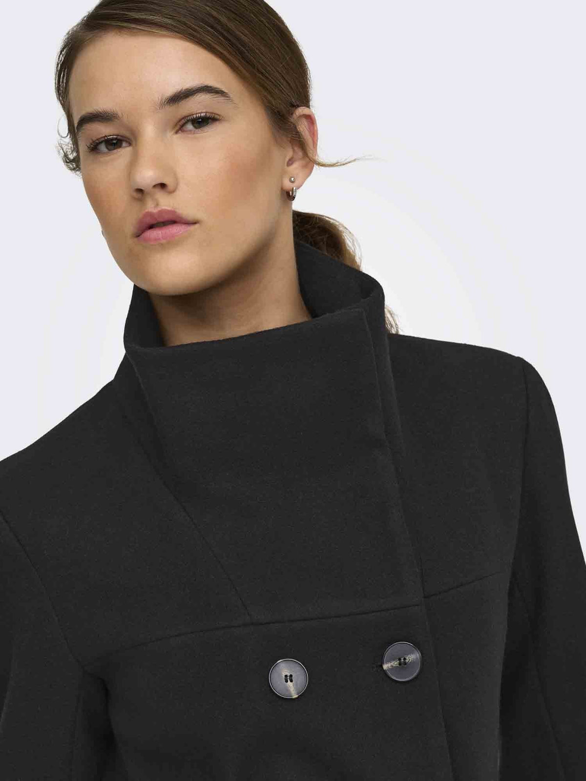 Only blake cappotto da donna nero