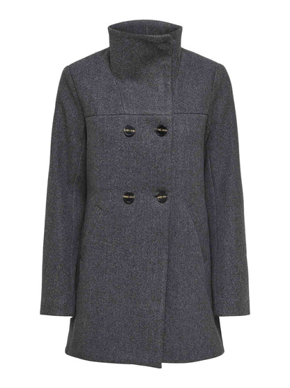 Only blake cappotto da donna antracite