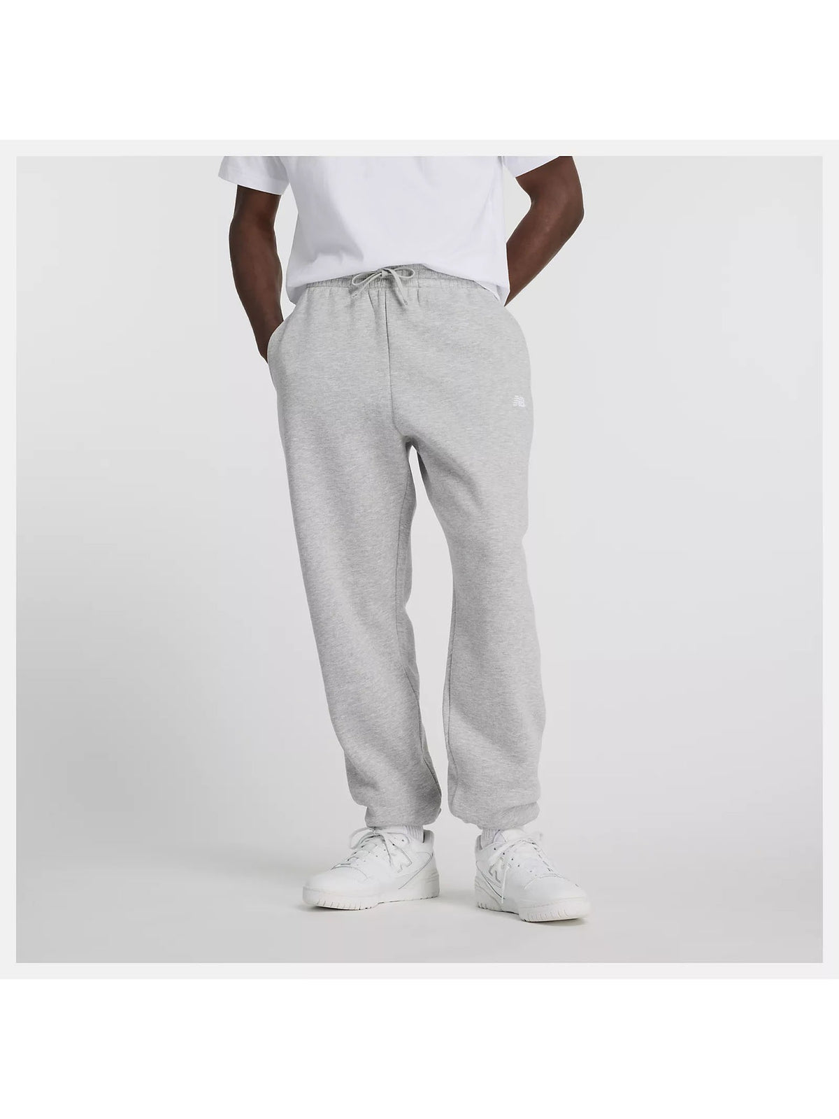 New balance panta fl pantalone da uomo grigio