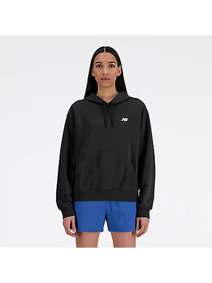 New balance felpa fl da donna nero