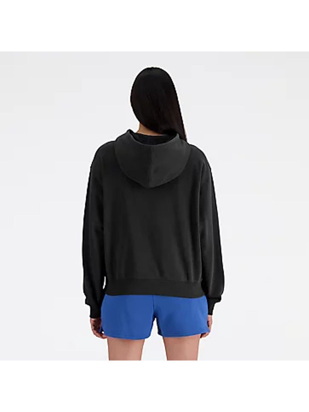 New balance felpa fl da donna nero