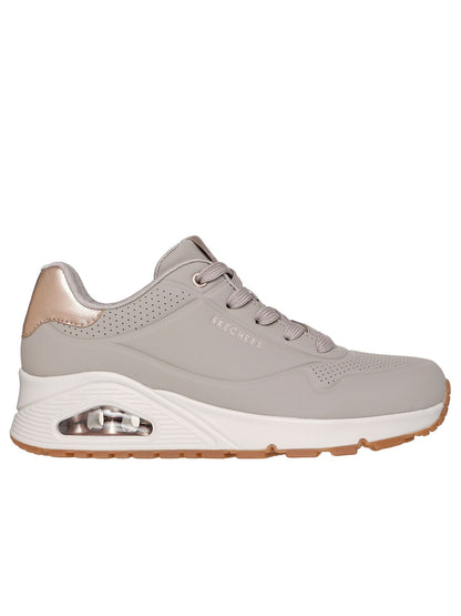 Skechers uno golden sneakers da donna taupe