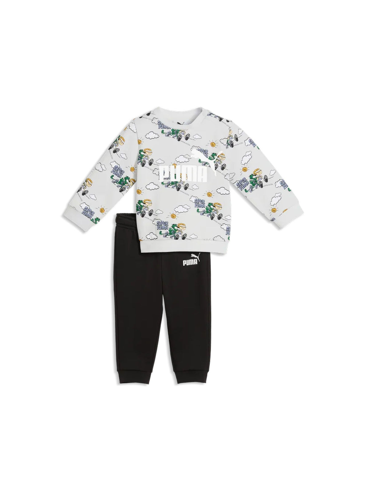 Puma b.tuta infant tuta da bambino/a bianco-nero