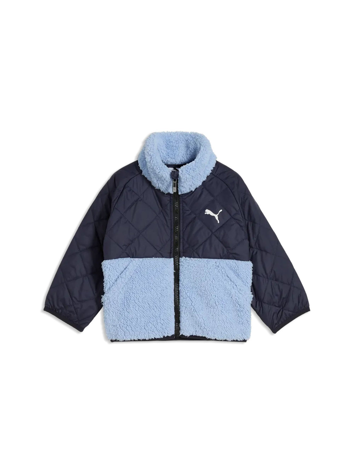 Puma b. sherpa giubbino da bambino/a blu-celeste