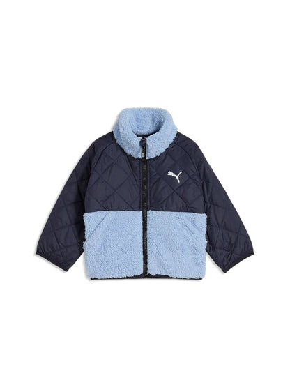 Puma b. sherpa giubbino da bambino/a blu-celeste