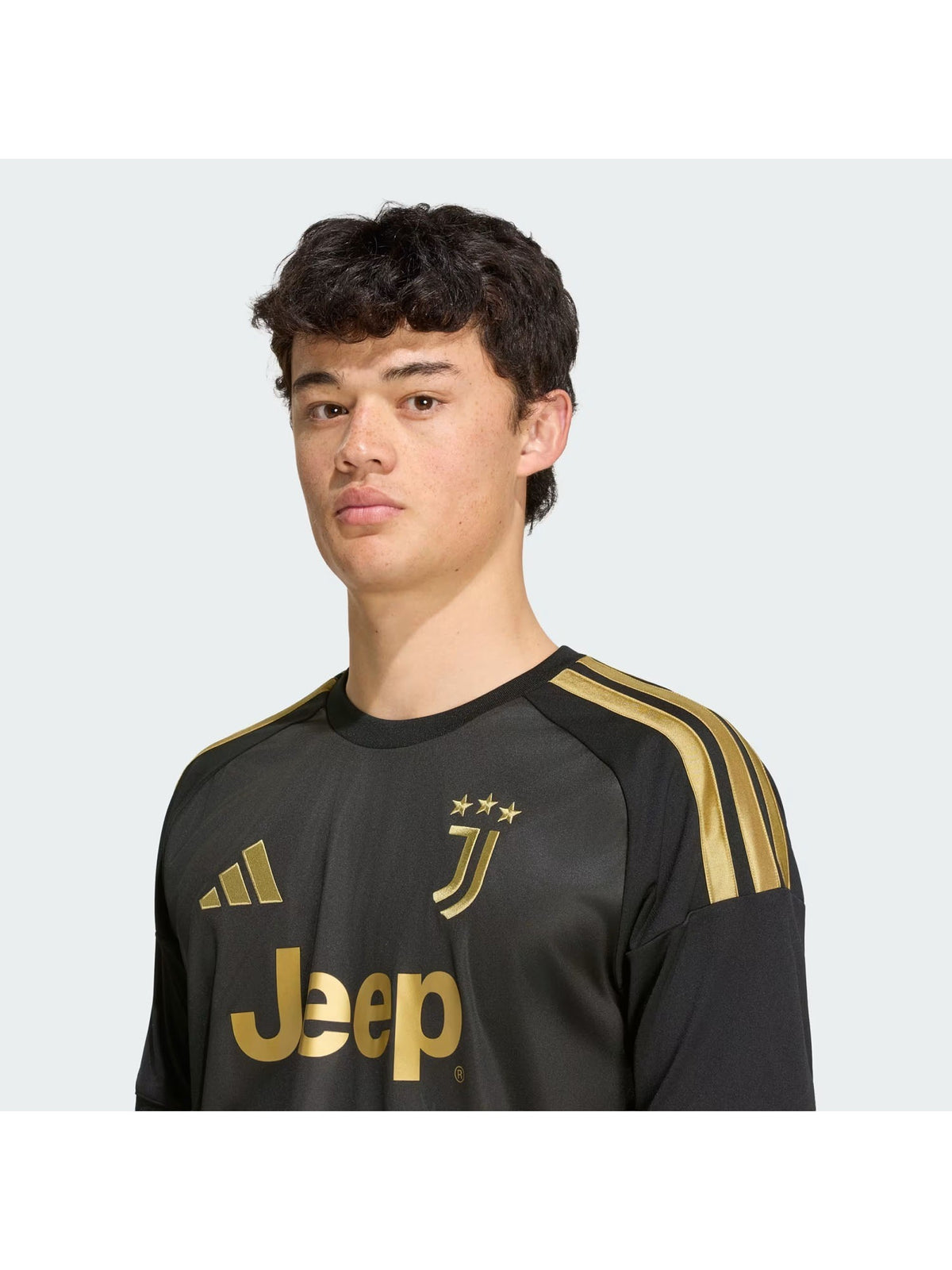 Adidas juve 3 t-shirt mm calcio da uomo nero