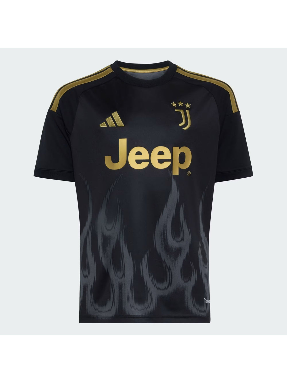 Adidas juve 3 t-shirt mm calcio da bambino/a nero