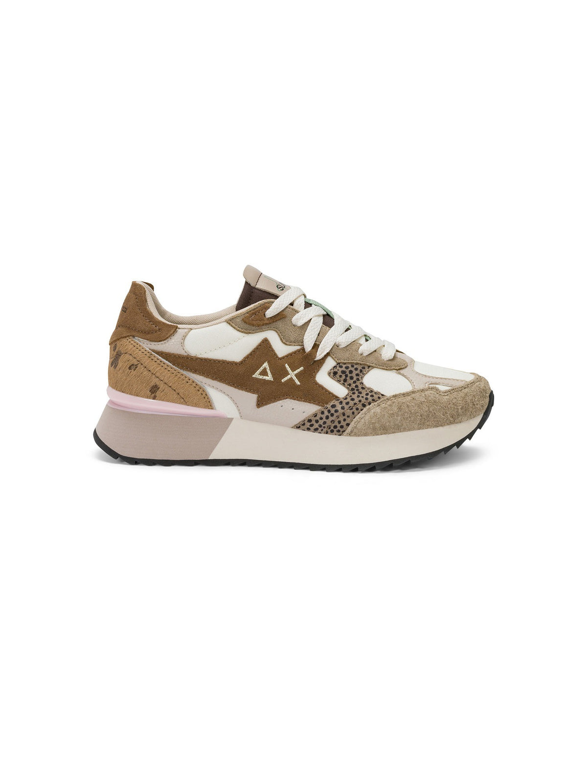 SUN68 stargirl multi sneakers da donna beige