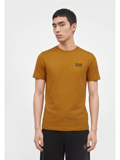 EA7 train core fl t-shirt da uomo senape