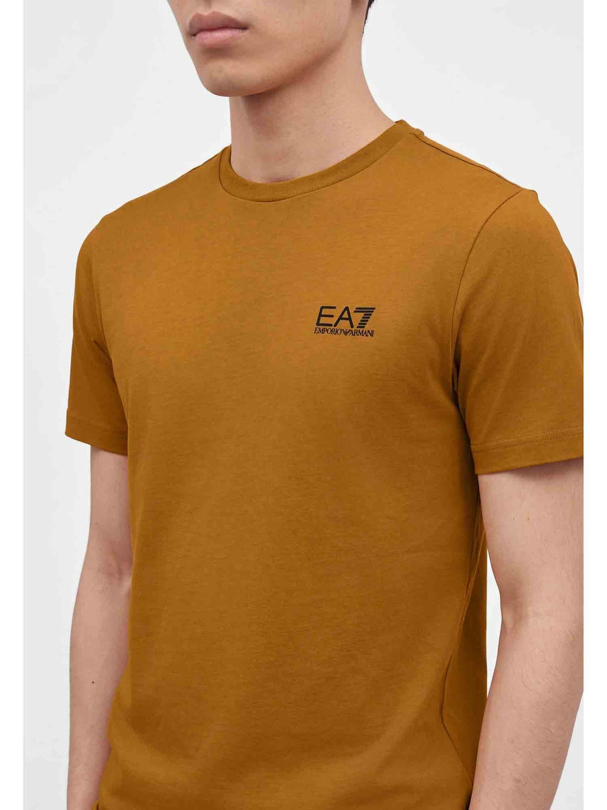 EA7 train core fl t-shirt da uomo senape