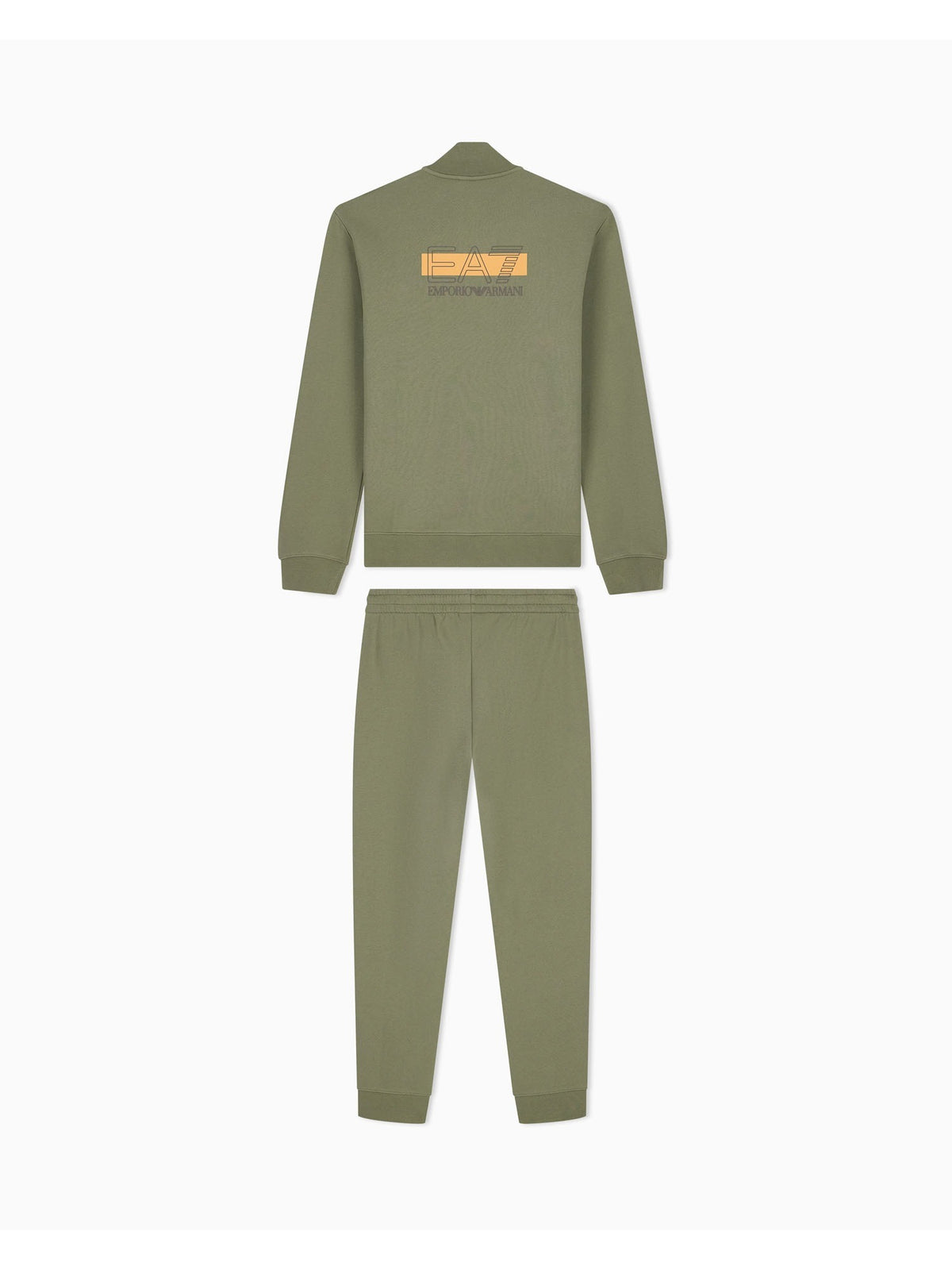 EA7 train visibility felpa da uomo verde