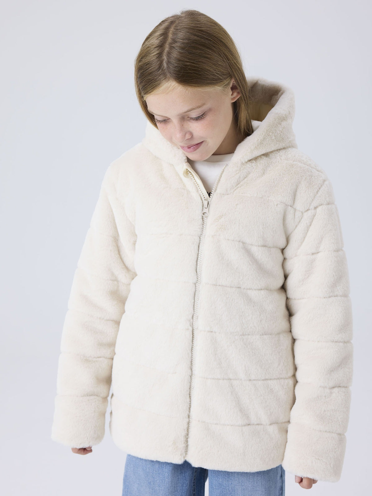Name it mila pelliccia da bambino/a panna