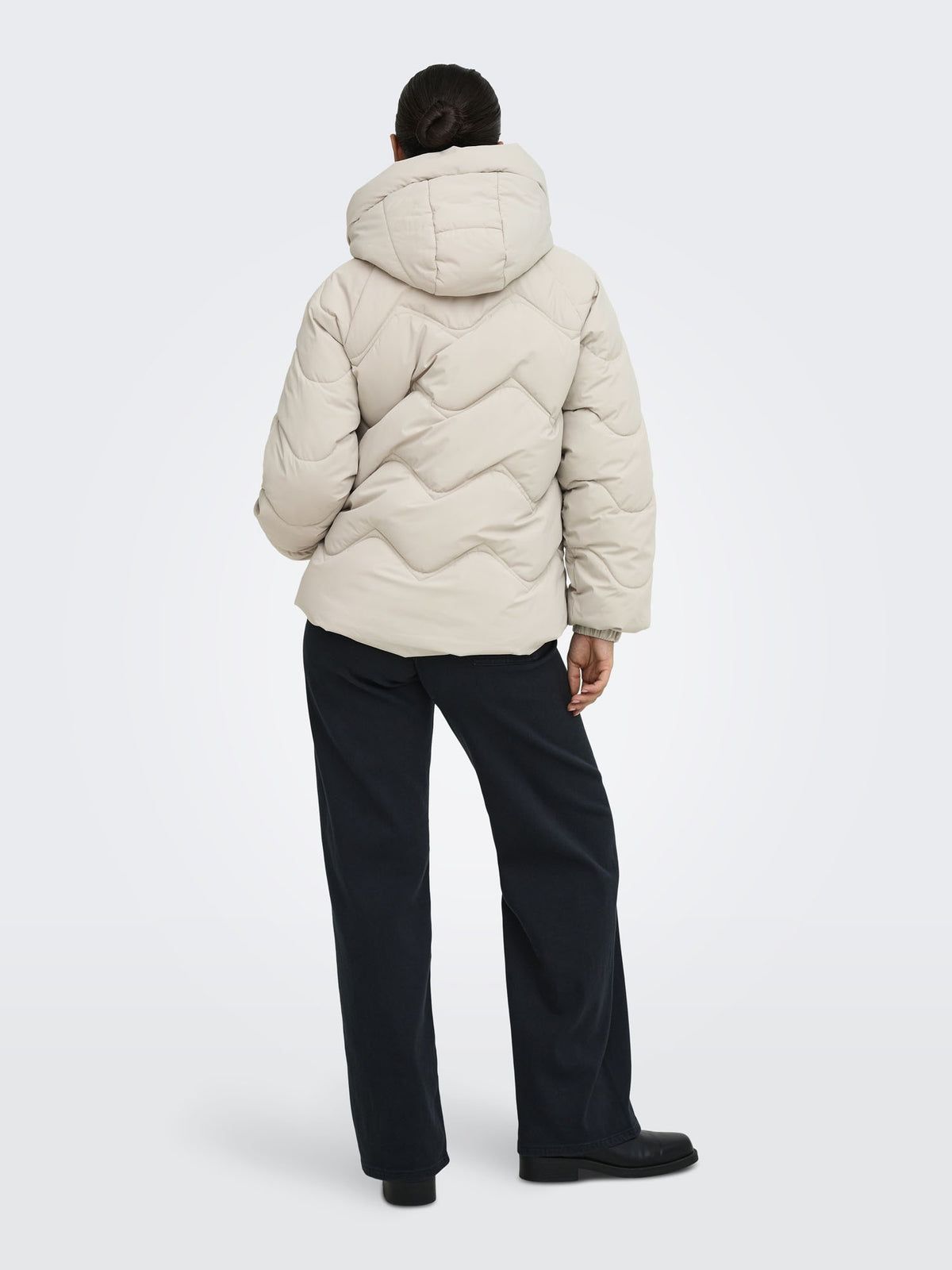 Jdy power puffer giubbino da donna beige