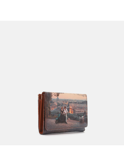 Y-not wallet portafogli da donna taupe