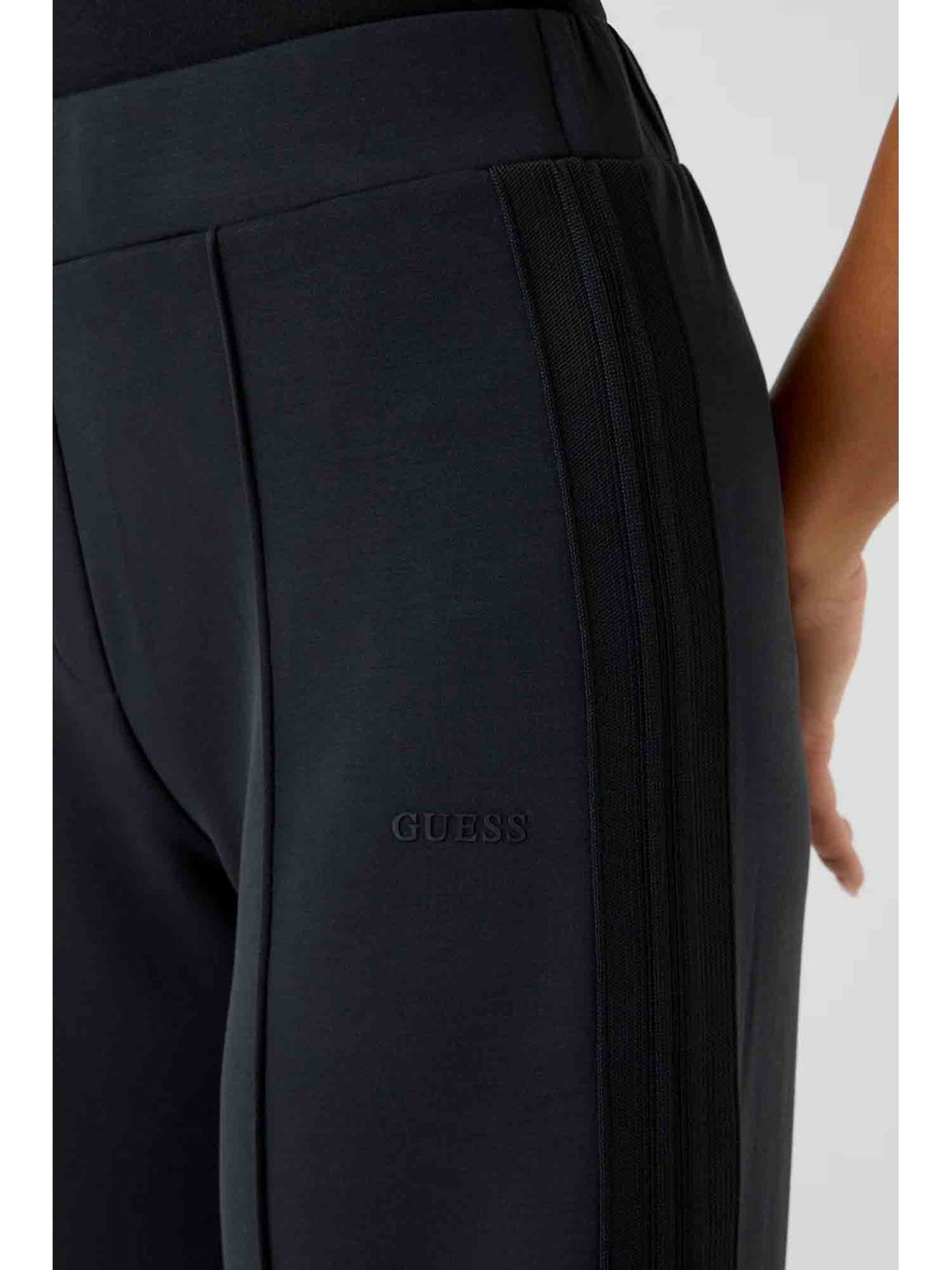 Guess lyra straight pantalone da donna nero