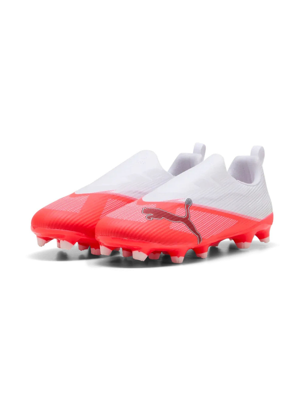 Puma match ll fg scarpa calcio da bambino/a bianco-arancio