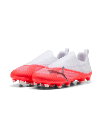 Puma match ll fg scarpa calcio da bambino/a bianco-arancio