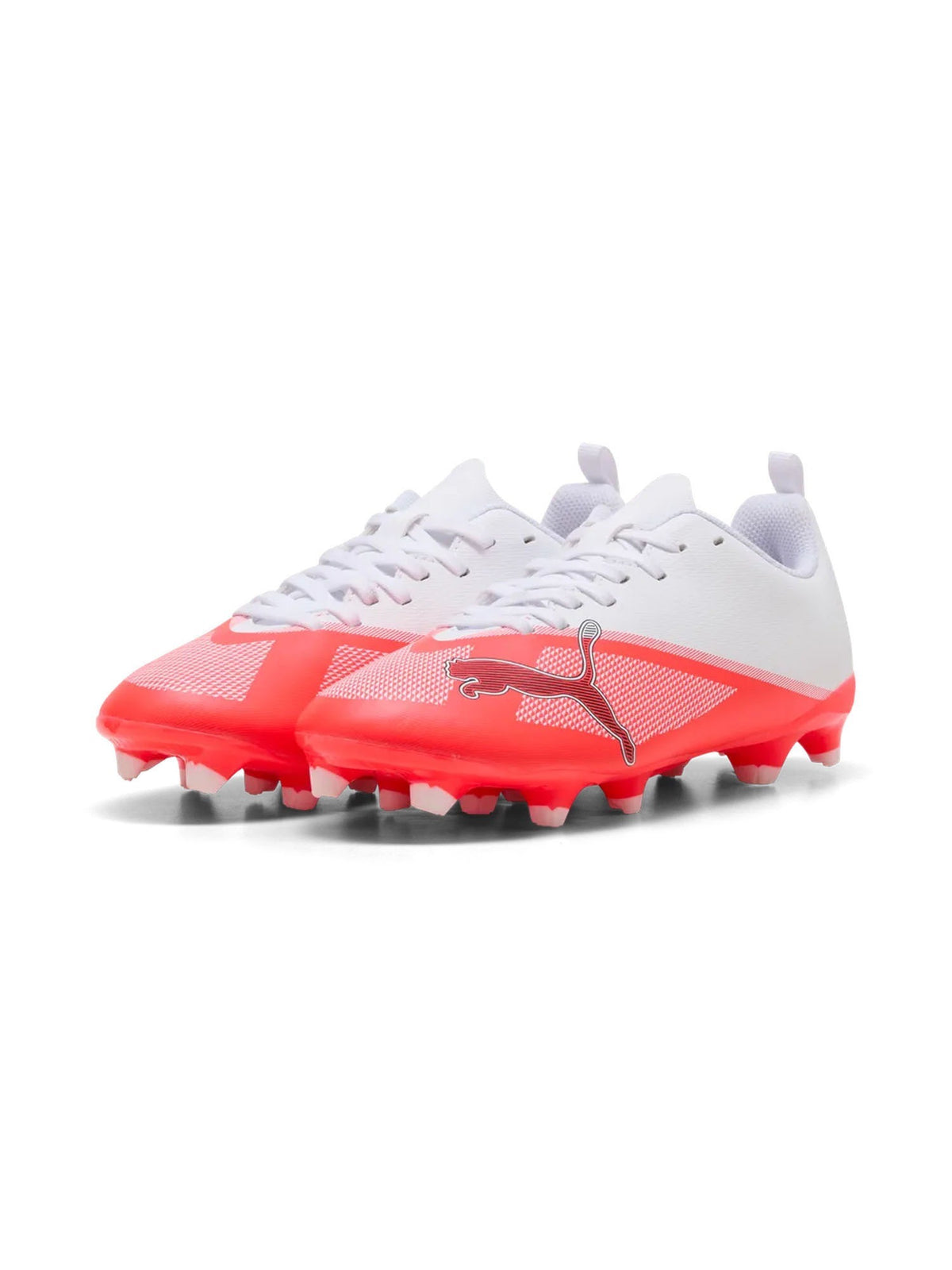 Puma play fg scarpa calcio da bambino/a bianco-arancio