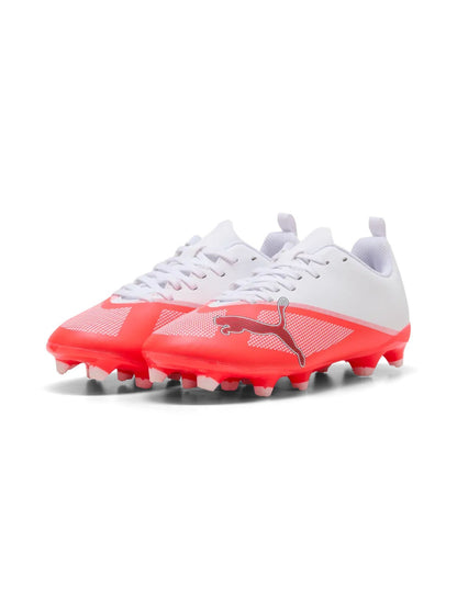 Puma play fg scarpa calcio da bambino/a bianco-arancio
