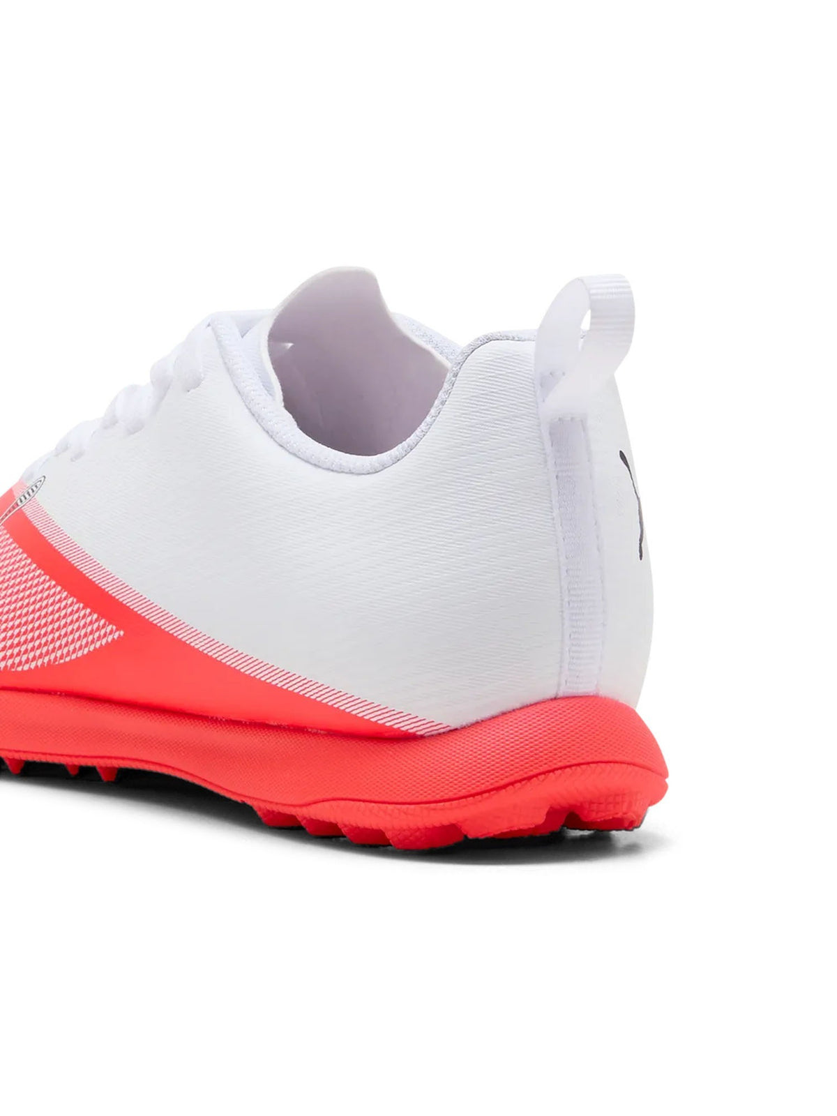 Puma play tt scarpa calcetto da bambino/a bianco-arancio