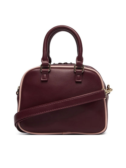 Guess mini crossbody borsa da donna bordeaux