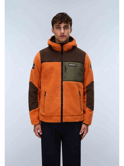 Napapijri yupik sherpa da uomo arancio