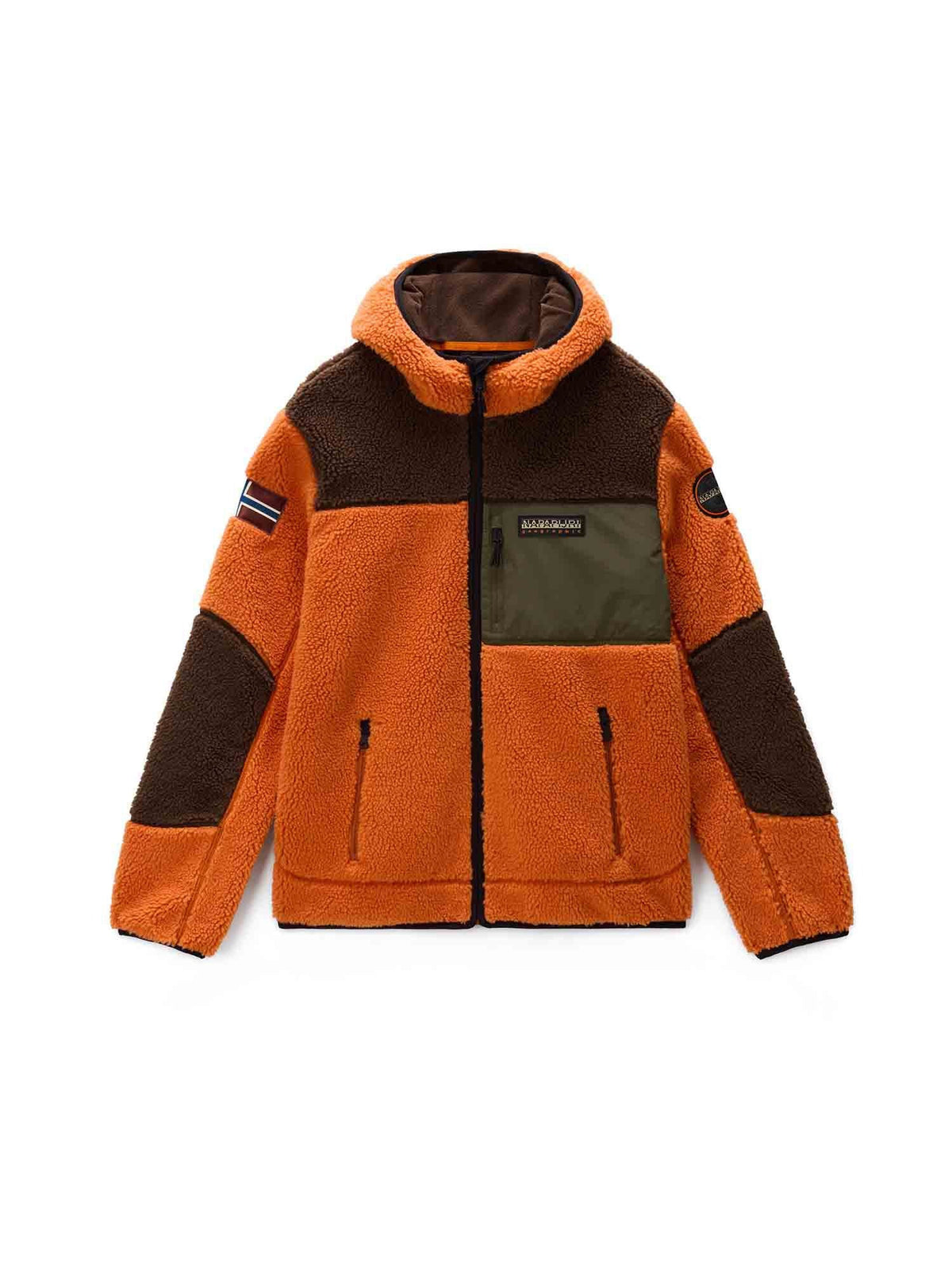 Napapijri yupik sherpa da uomo arancio