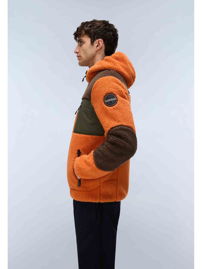 Napapijri yupik sherpa da uomo arancio