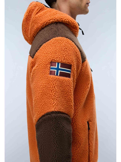 Napapijri yupik sherpa da uomo arancio