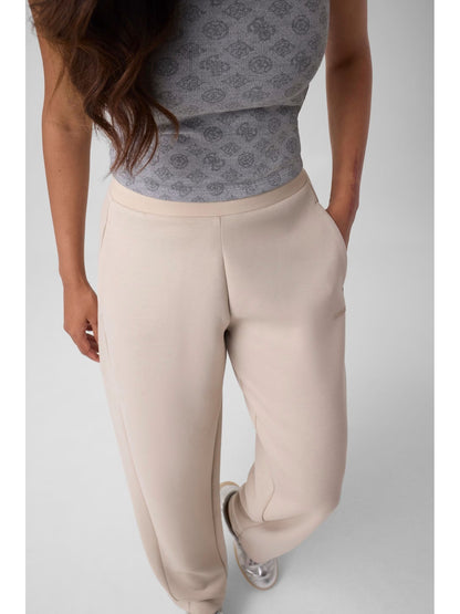 Guess brianna barrel pantalone da donna beige