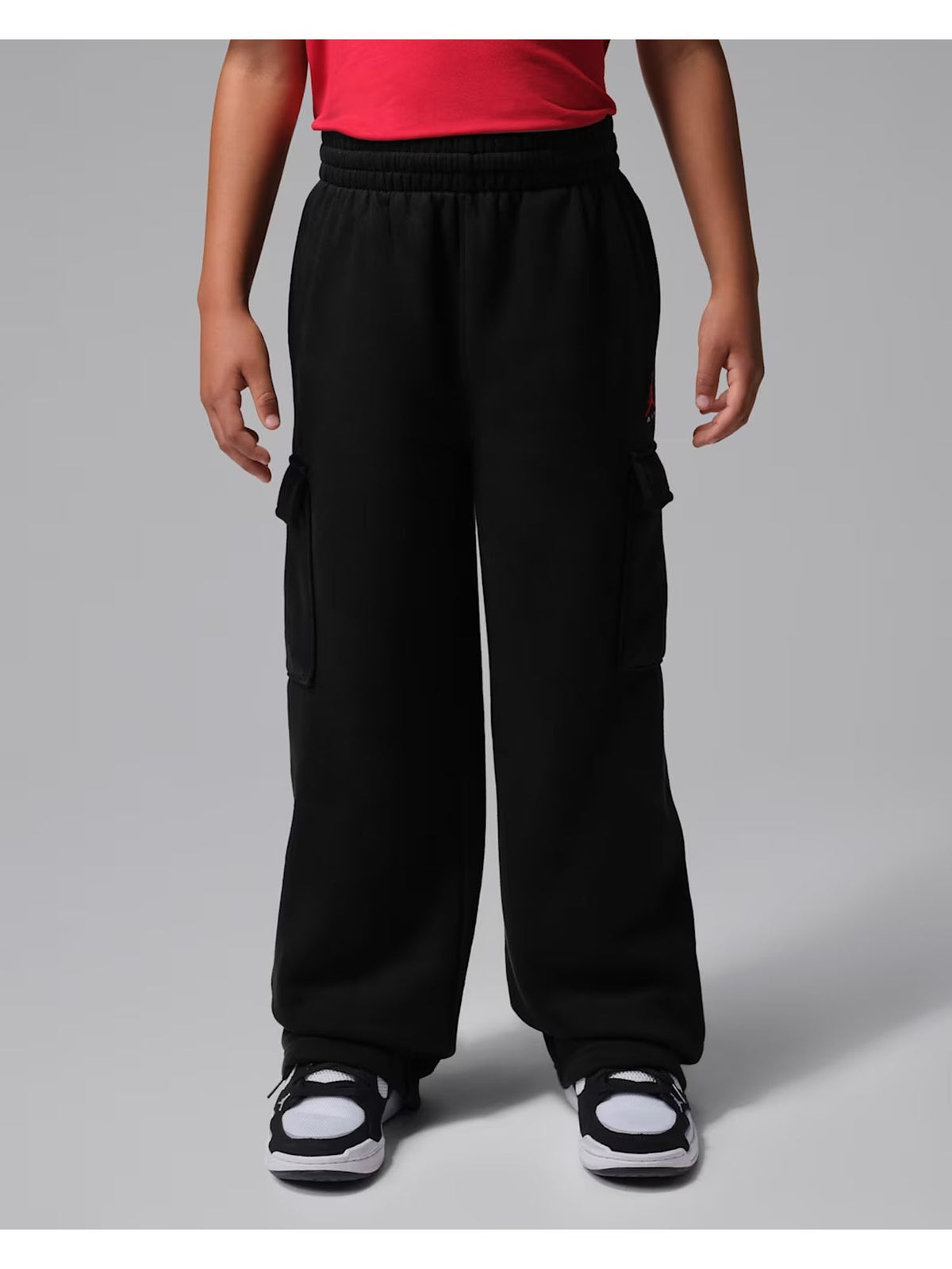 Jordan b. cargo fl o pantalone da bambino/a nero