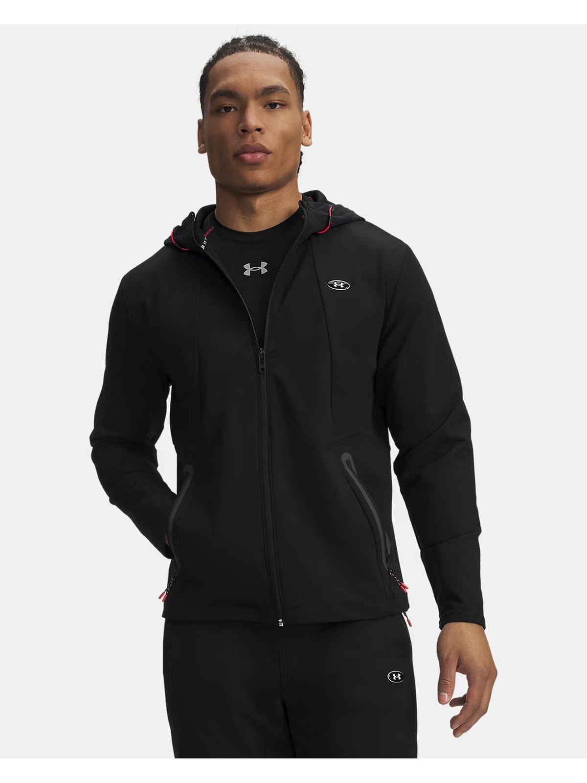 Under armour utility felpa training da uomo nero