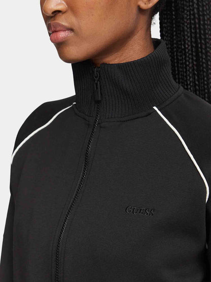 Guess sibilla fullzi felpa da donna nero