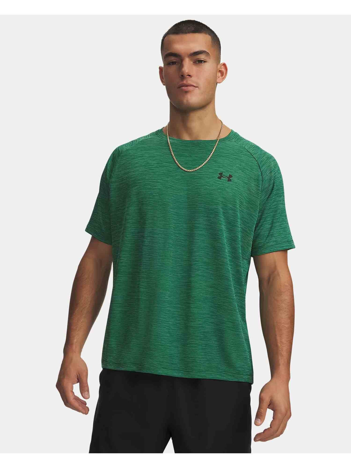 Under armour tech t-shirt mm training da uomo verde