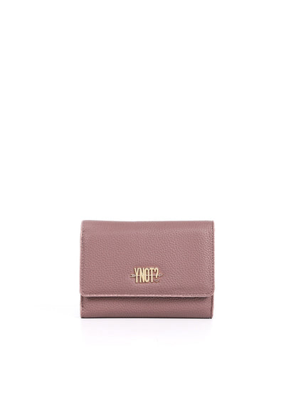 Y-not wallet portafogli da donna malva