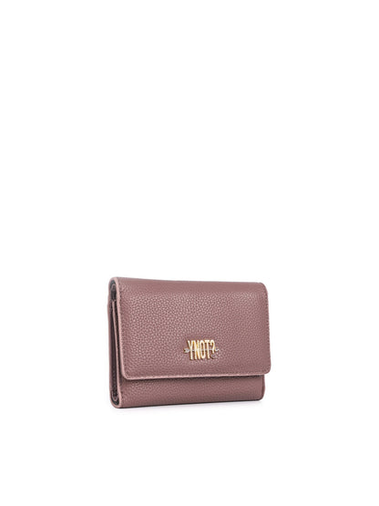 Y-not wallet portafogli da donna malva
