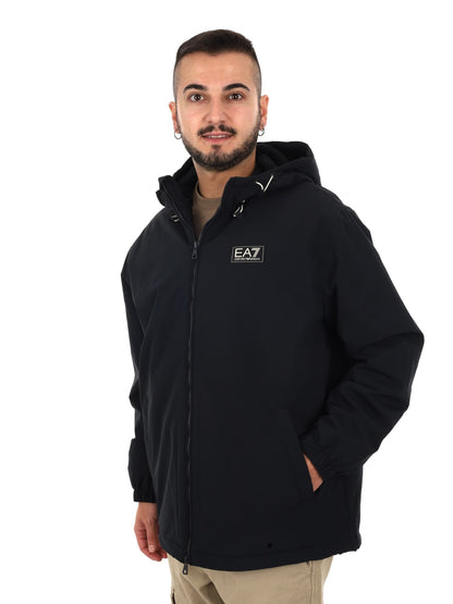 EA7 train refined giubbino da uomo nero