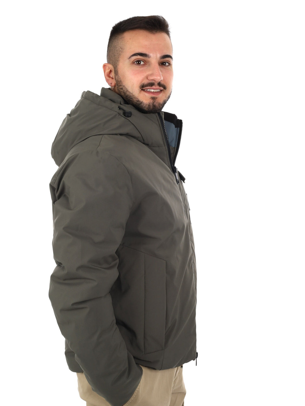 Refrigiwear polar giubbino da uomo verde militare
