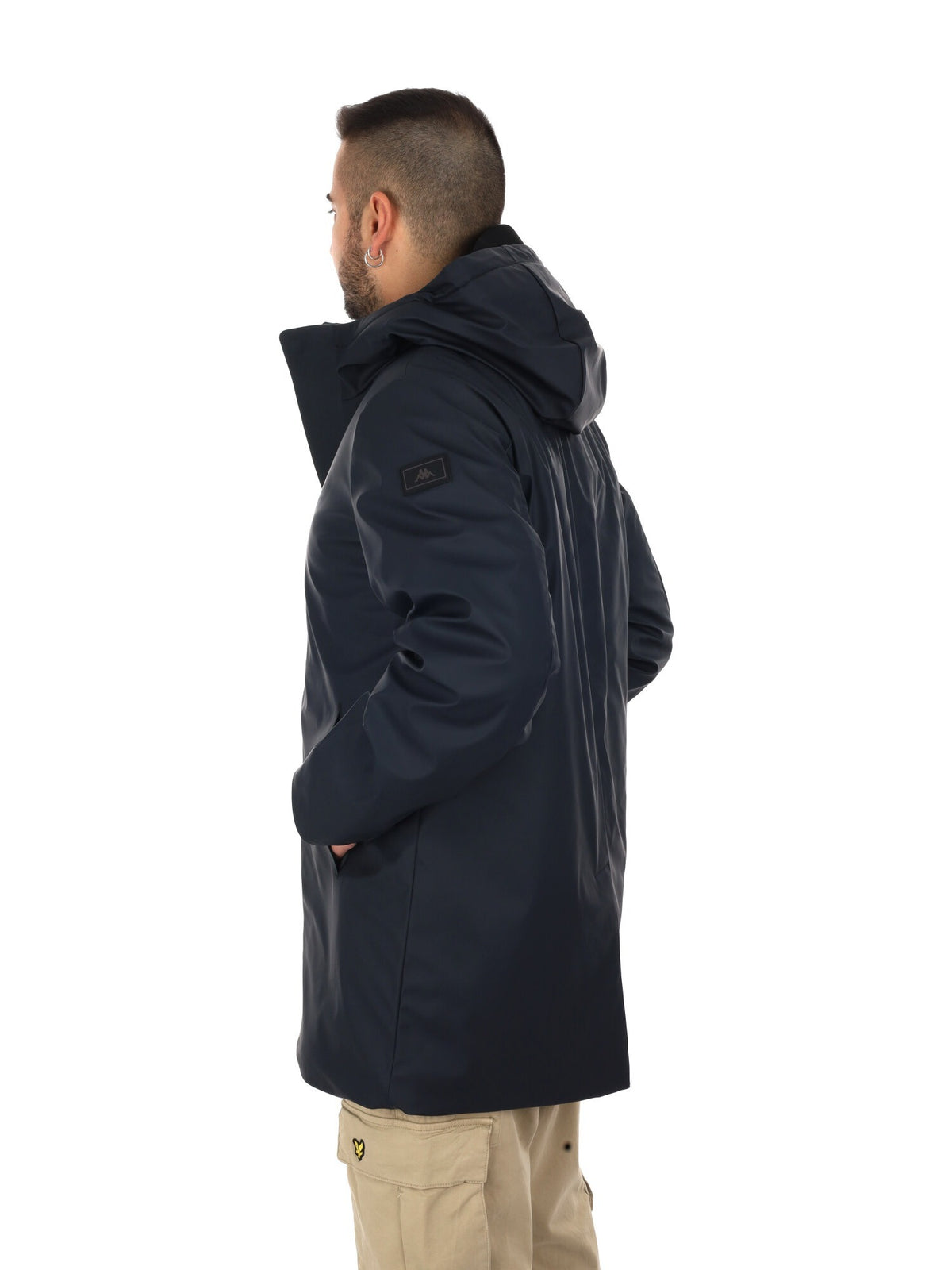 Kappa draos giaccone da uomo blu