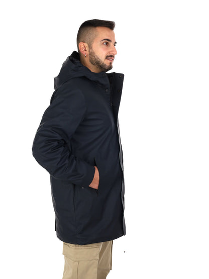 Kappa draos giaccone da uomo blu