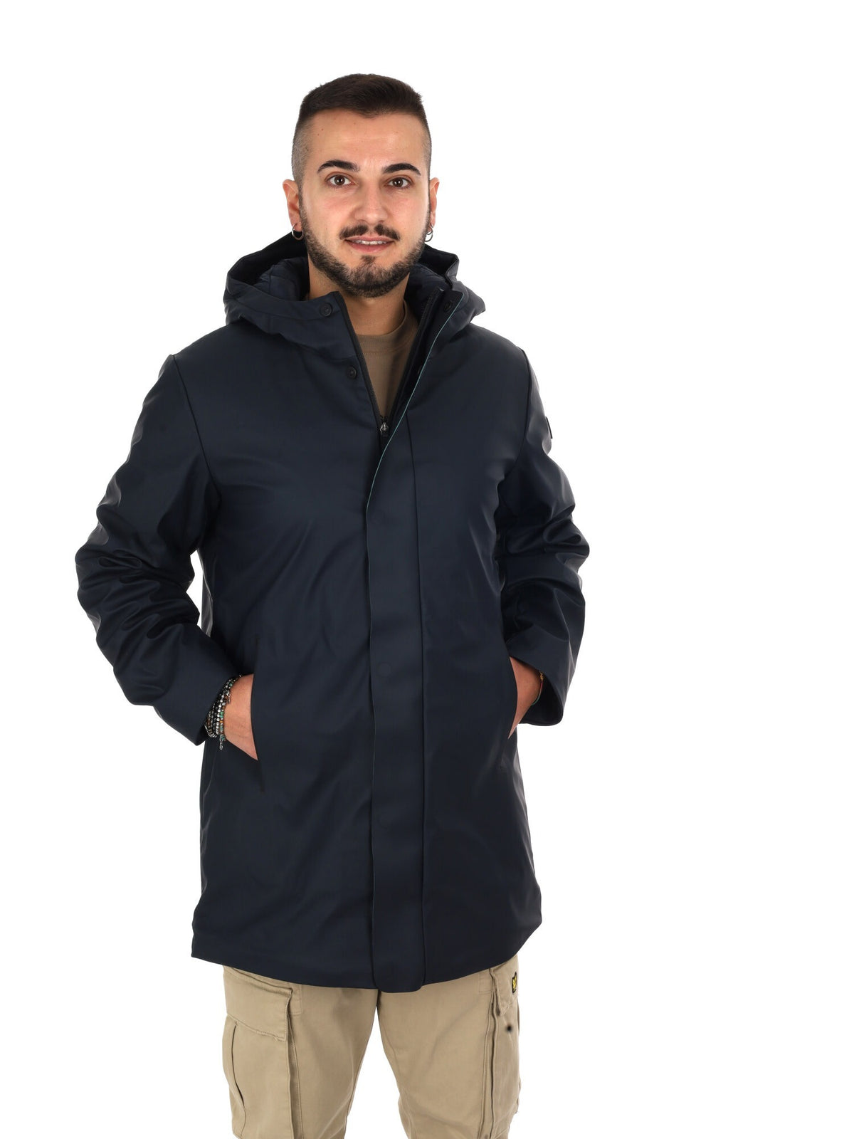 Kappa draos giaccone da uomo blu