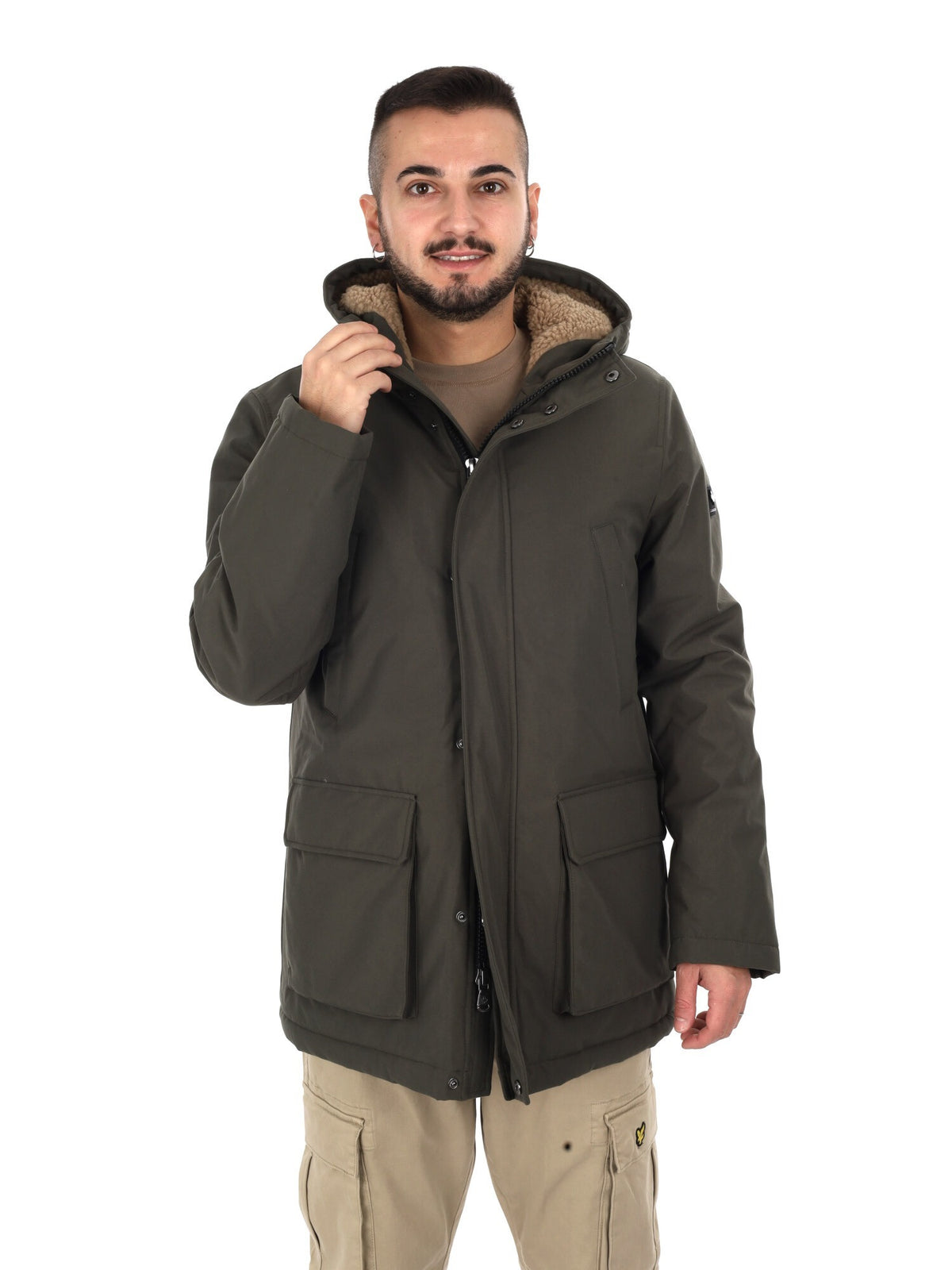 Canadian fosthall giaccone da uomo oliva