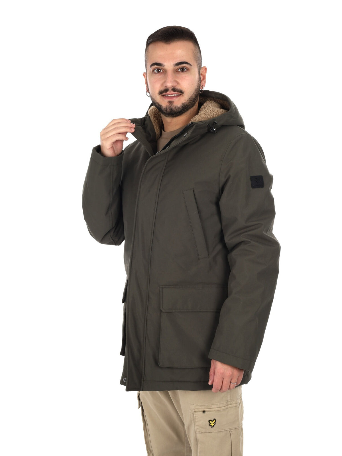 Canadian fosthall giaccone da uomo oliva