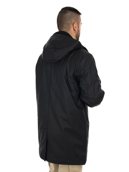 Kappa draos giaccone da uomo nero